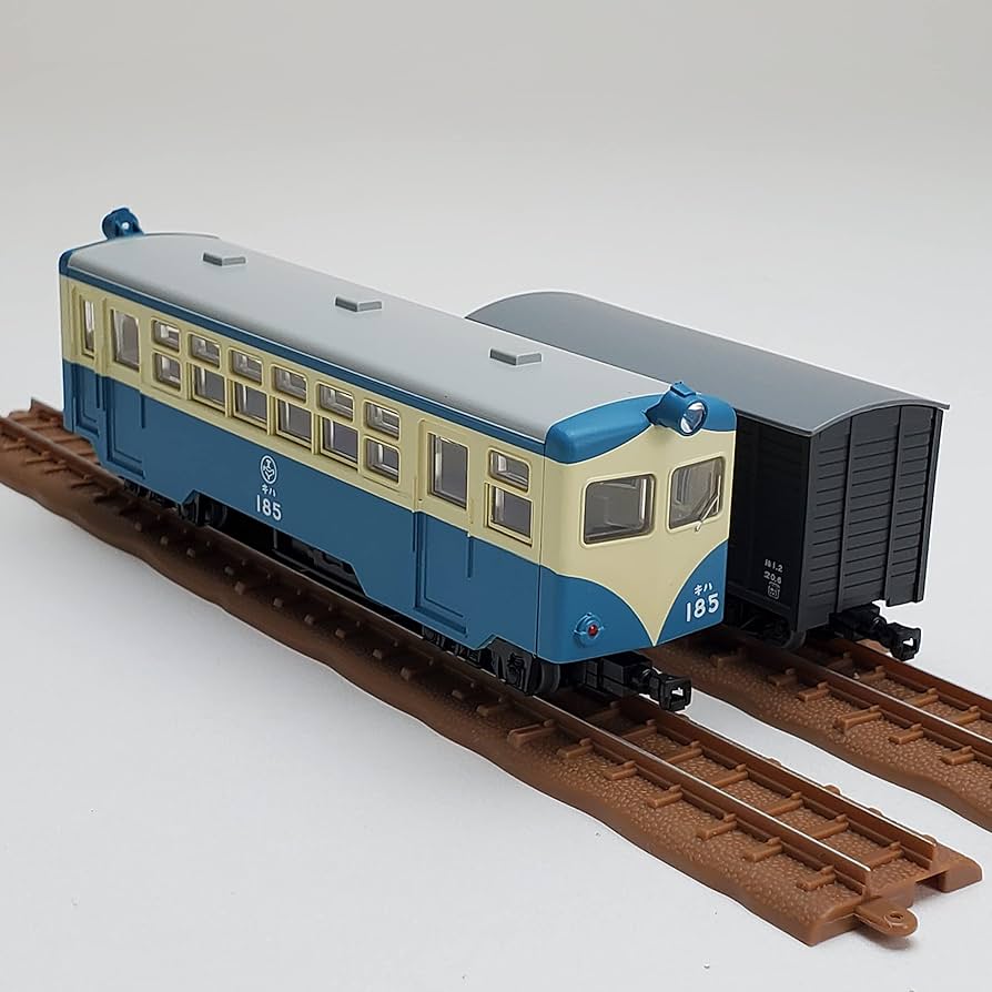 トミーテック1/80ナロー キハ185 ホワ7 ２両セット 思い出の尾小屋鉄道 猫屋線 キハ185(新塗装)・ホワ7 2両セット｜製品をさがす｜ジオコレ